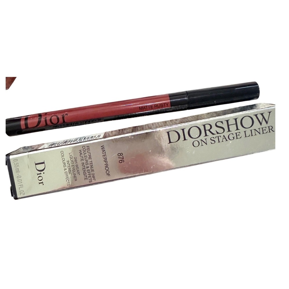Dior Lip Glow Oil Cherry Dior On Stage Liner 876 Matte Rusty Bundle New - Picture 5 of 11